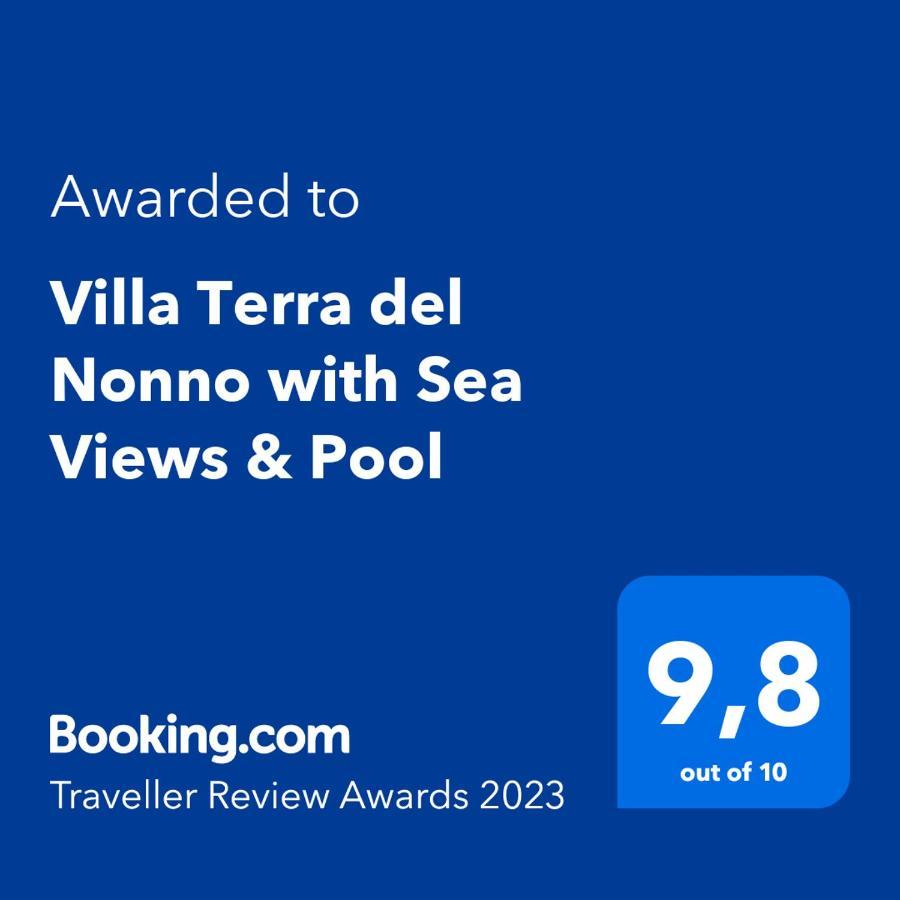 Villa Terra Del Nonno With Sea Views & Pool ไกออส ภายนอก รูปภาพ